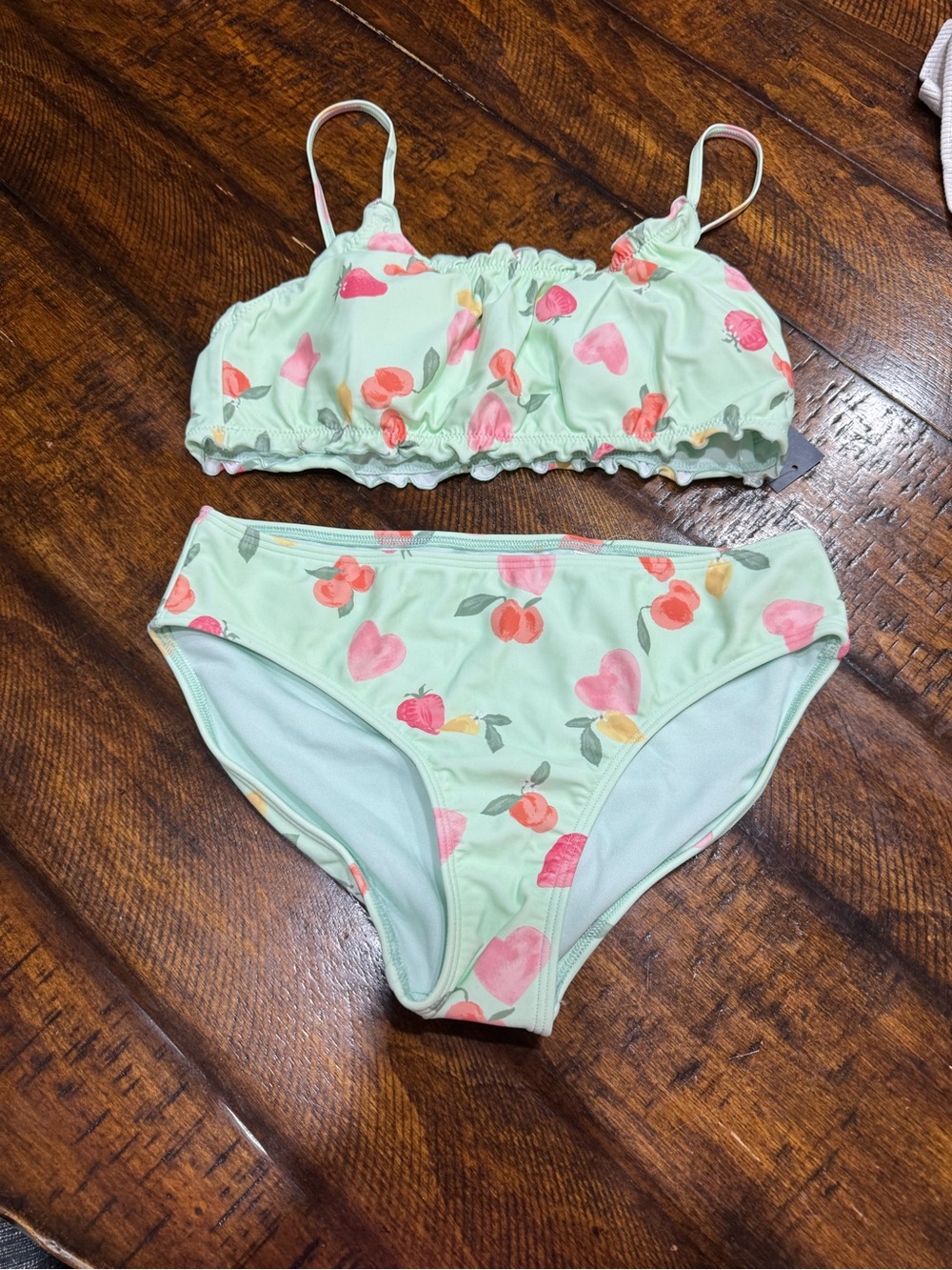 Abercrombie Mint Green Fruit Print Bikini Set